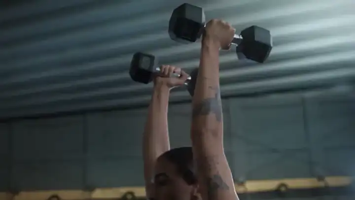 Illustrative strength-training film